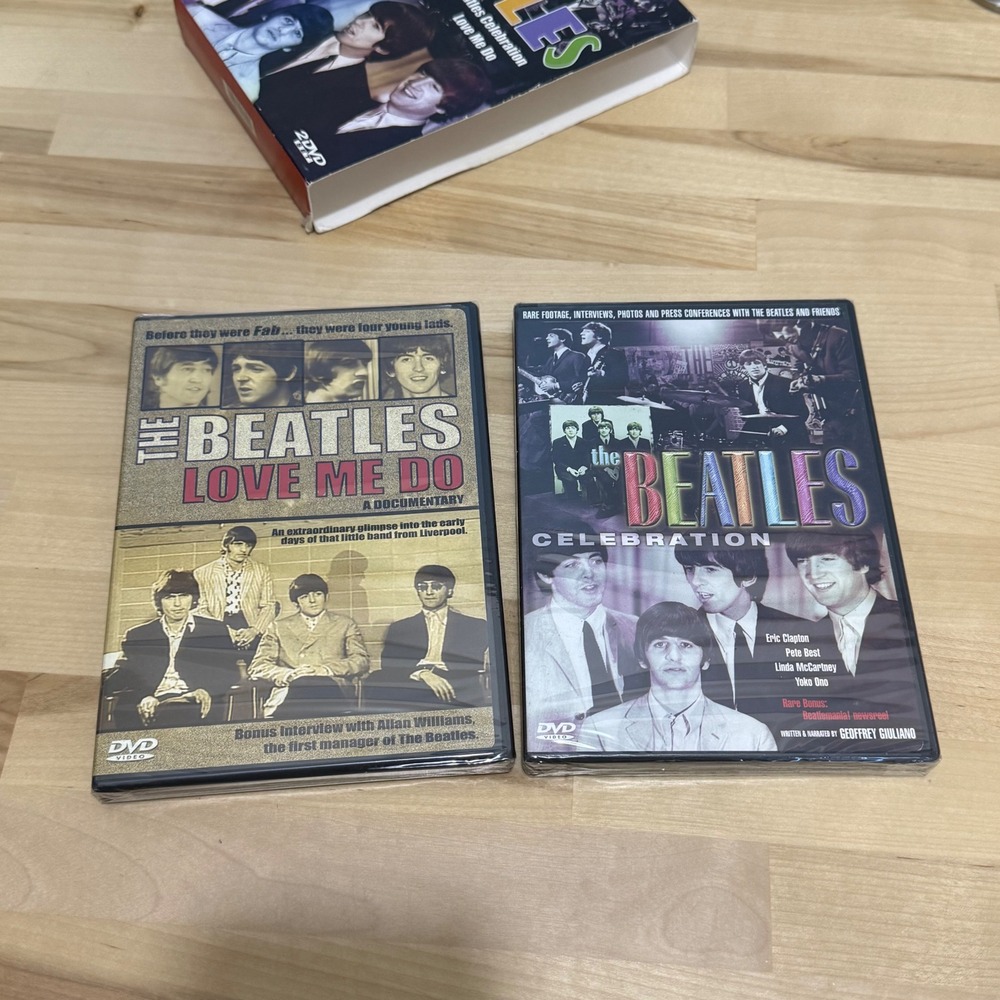 New Beatles Celebration Love Me‎ Do Documentary 2 DVD Set Sealed